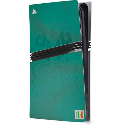 Senegal Soccer Flag PS5 Pro Console Skin